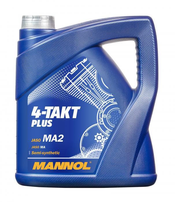 Mannol MN7202-4 Моторна олива MANNOL 7202 4-Takt Plus 10W-40 API SL, JASO MA/MA2, 4 л MN72024: Приваблива ціна - Купити в Україні на EXIST.UA!