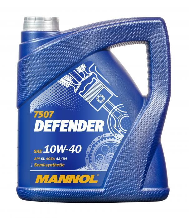 Mannol MN7507-4 Моторна олива Mannol 7507 Defender 10W-40, 4л MN75074: Приваблива ціна - Купити в Україні на EXIST.UA!