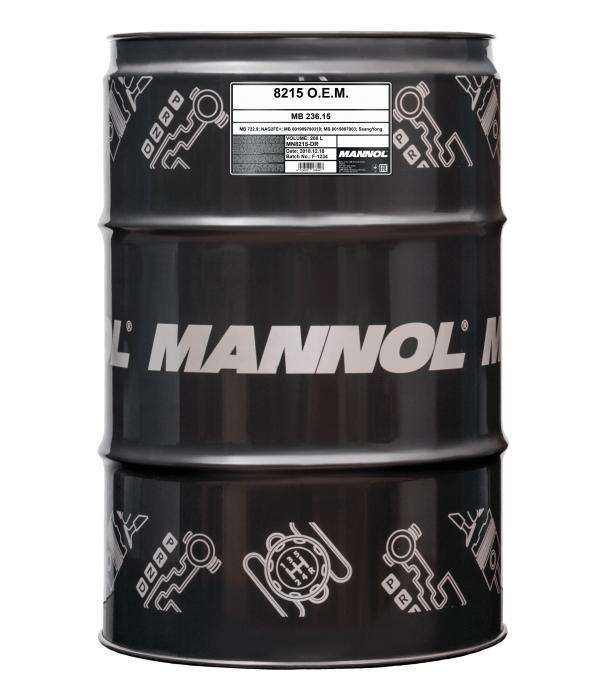Mannol MN8215-DR Олива трансміссійна MANNOL 8215 O.E.M. 236.15, 208 л MN8215DR: Купити в Україні - Добра ціна на EXIST.UA!