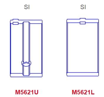 King MB5621SI Вкладиші корінні, комплект, стандарт MB5621SI: Купити в Україні - Добра ціна на EXIST.UA!