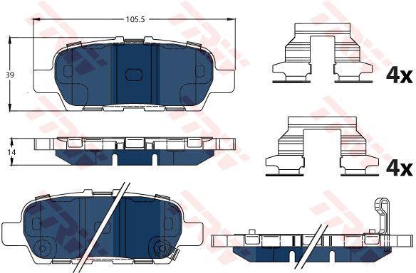 Купить TRW GDB3508BTE по низкой цене в Украине!