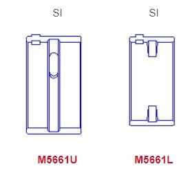 King MB5661SI Вкладиші корінні, комплект, стандарт MB5661SI: Купити в Україні - Добра ціна на EXIST.UA!