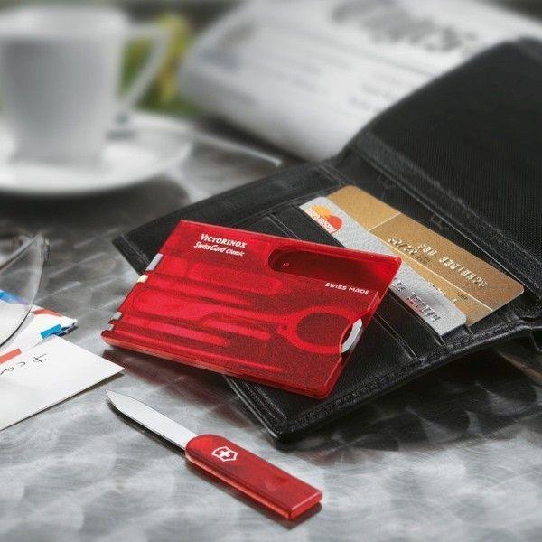 Набір Swisscard (82х54х4мм, 10 функцій), червоний Victorinox 0.7100.T