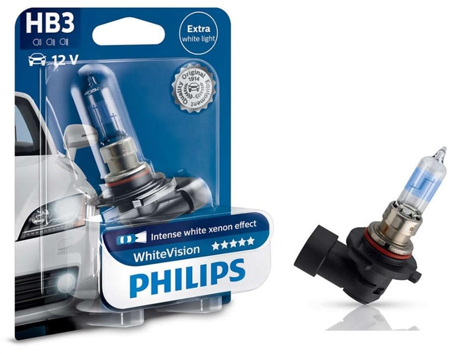 Philips Лампа галогенна Philips Whitevision 12В HB3 65Вт – ціна 778 UAH