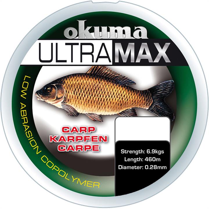 Okuma 19162 Волосінь Okuma Ultramax 2oz Carp 680m 15lbs 7.7kg 0.30mm Brown 19162: Купити в Україні - Добра ціна на EXIST.UA!