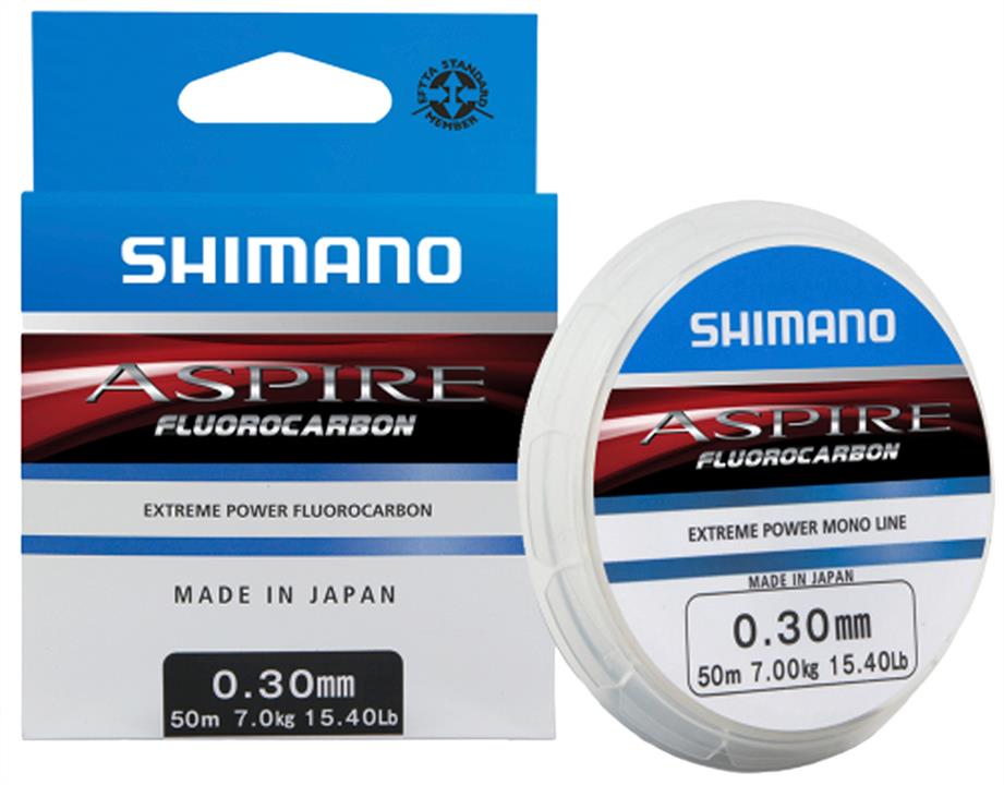 Shimano ASFLR5012 Флюорокарбон Shimano Aspire Fluorocarbon 50m 0.12mm 1.5kg ASFLR5012: Купити в Україні - Добра ціна на EXIST.UA!