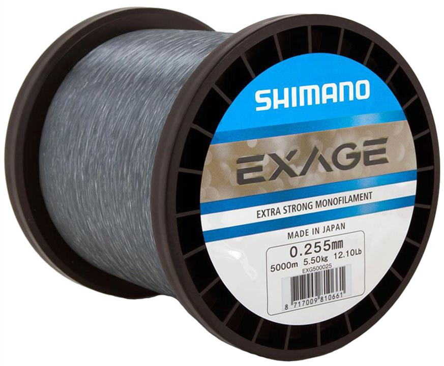 Shimano EXG100025 Волосінь Shimano Exage 1000m 0.255mm 5.5kg EXG100025: Купити в Україні - Добра ціна на EXIST.UA!