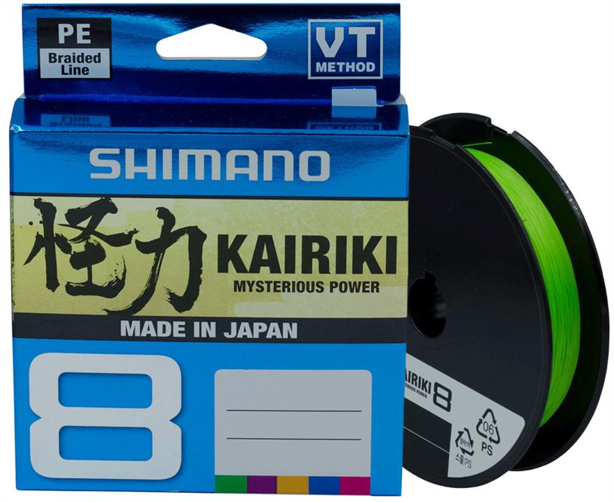 Shimano 59WPLA58R0B Шнур Shimano Kairiki 8 PE (Mantis Green) 150m 0.42mm 46.7kg 59WPLA58R0B: Купити в Україні - Добра ціна на EXIST.UA!