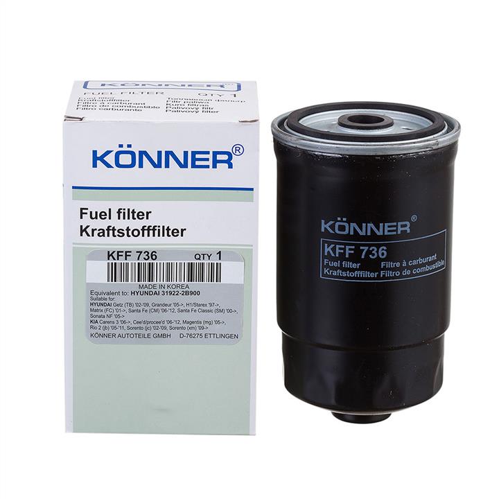 Könner KFF-736 Фільтр палива KFF736: Купити в Україні - Добра ціна на EXIST.UA!