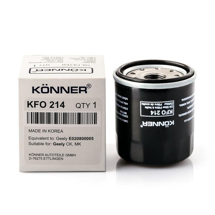 Könner KFO-214 Фільтр масляний KFO214: Купити в Україні - Добра ціна на EXIST.UA!
