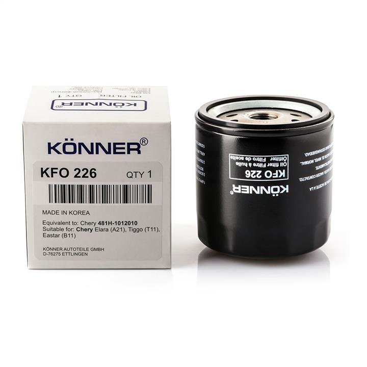 Könner KFO-226 Фільтр масляний KFO226: Приваблива ціна - Купити в Україні на EXIST.UA!