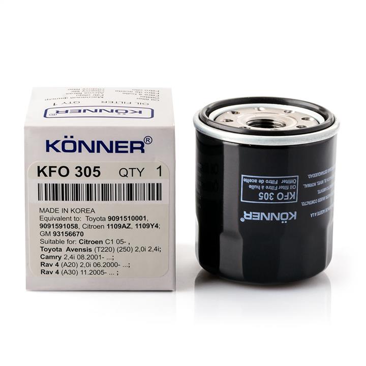 Könner KFO-305 Фільтр масляний KFO305: Приваблива ціна - Купити в Україні на EXIST.UA!