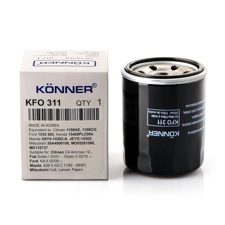 Könner KFO-311 Фільтр масляний KFO311: Приваблива ціна - Купити в Україні на EXIST.UA!