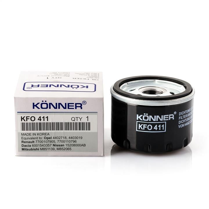 Könner KFO-411 Фільтр масляний KFO411: Купити в Україні - Добра ціна на EXIST.UA!