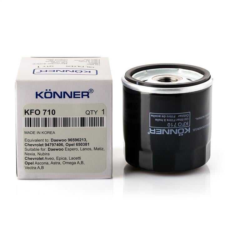 Könner KFO-710 Фільтр масляний KFO710: Приваблива ціна - Купити в Україні на EXIST.UA!