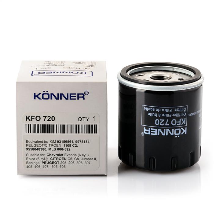 Könner KFO-720 Фільтр масляний KFO720: Купити в Україні - Добра ціна на EXIST.UA!