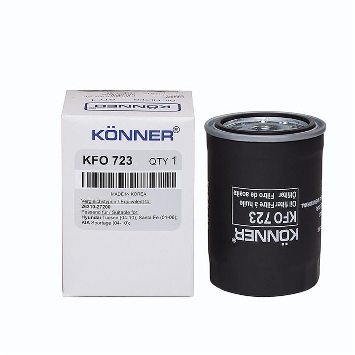 Könner KFO-723 Фільтр масляний KFO723: Приваблива ціна - Купити в Україні на EXIST.UA!