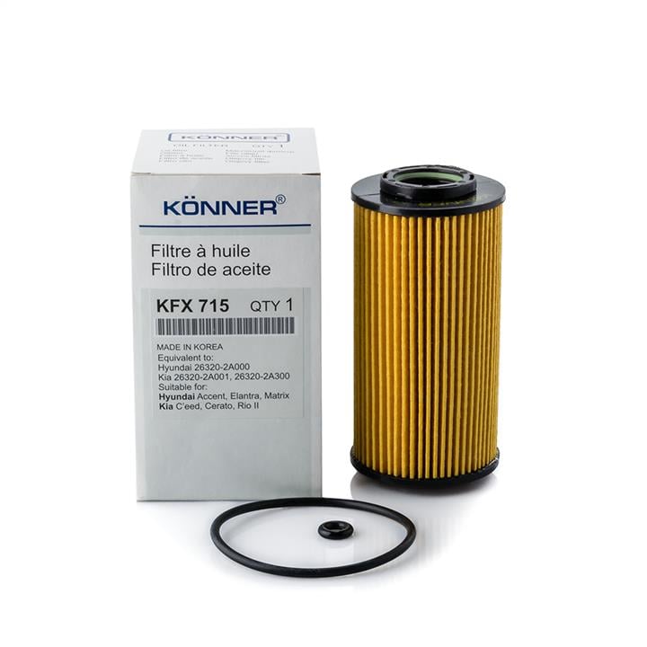 Könner KFX-715 Фільтр масляний KFX715: Приваблива ціна - Купити в Україні на EXIST.UA!