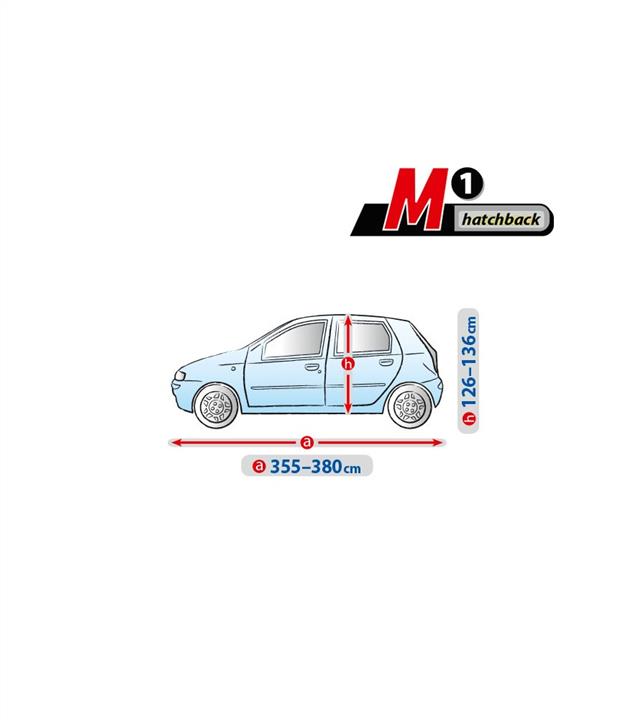 Чохол-тент для автомобіля &quot;Basic Garage&quot; розмір M1, Hatchback Kegel-Blazusiak 5-3954-241-3021