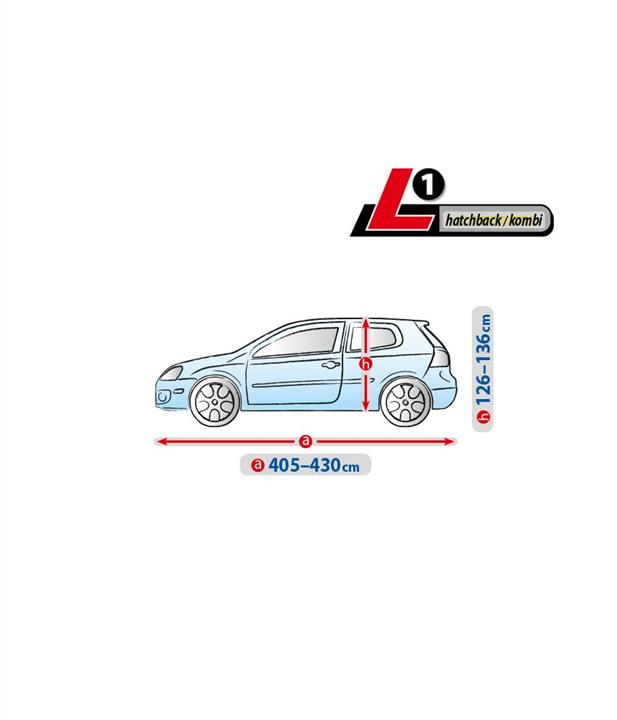 Чехол для автомобиля Kegel-Blazusiak Basic Garage, L1 Kegel-Blazusiak 5-3956-241-3021