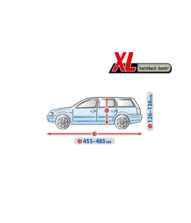 Чохол-тент для автомобіля &quot;Basic Garage&quot; розмір XL, Hatchback Kegel-Blazusiak 5-3957-241-3021