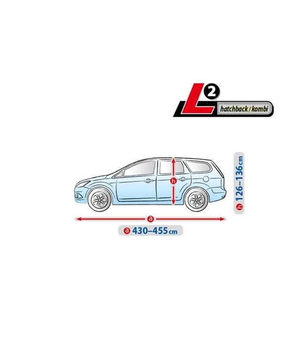 Чохол-тент для автомобіля &quot;Basic Garage&quot; розмір L2, Hatchback Kegel-Blazusiak 5-3958-241-3021