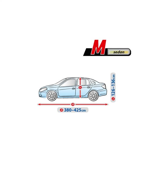 Чохол-тент для автомобіля &quot;Basic Garage&quot; розмір M, Sedan Kegel-Blazusiak 5-3962-241-3021