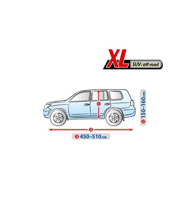 Чохол-тент для автомобіля &quot;Basic Garage&quot; розмір XL, SUV&#x2F;Off Road Kegel-Blazusiak 5-3969-241-3021
