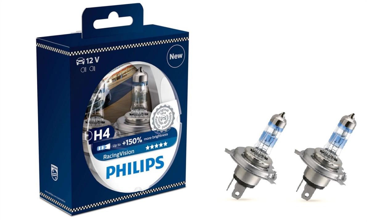 Philips 12342RVSX Лампа галогенна Philips Racingvision +150% 12В H4 60/55Вт +150% 12342RVSX: Купити в Україні - Добра ціна на EXIST.UA!