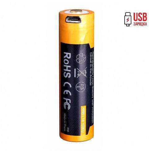Fenix ARB-L14-1600U Акумулятор 14500, Micro USB зарядка ARBL141600U: Купити в Україні - Добра ціна на EXIST.UA!