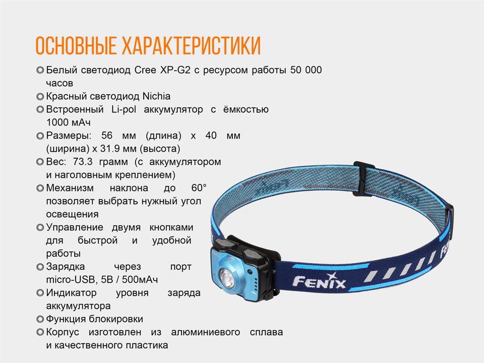 Купити Fenix HL12RP за низькою ціною в Україні!
