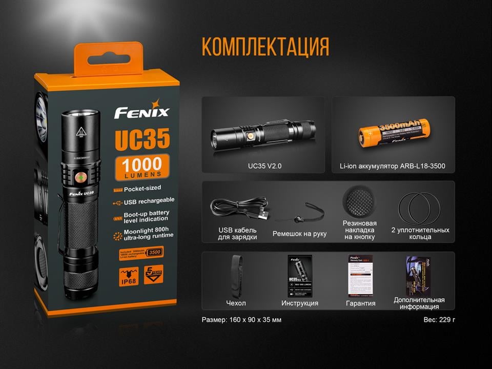 Купить Fenix UC35V20 по низкой цене в Украине!
