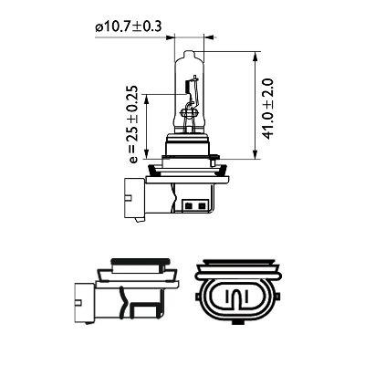 Philips Лампа галогенная Philips Standard 12В H9 65Вт – цена 648 UAH