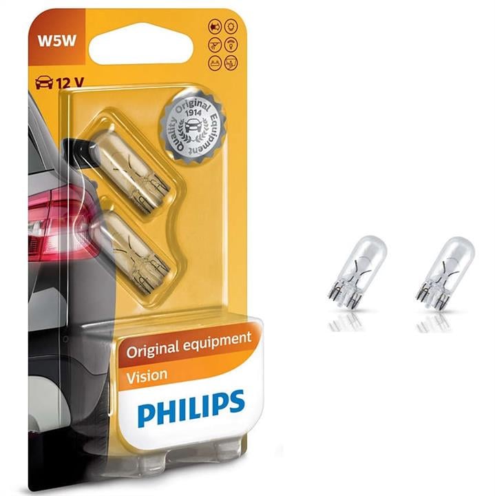Philips Лампа розжарювання W5W 12V 5W – ціна 40 UAH