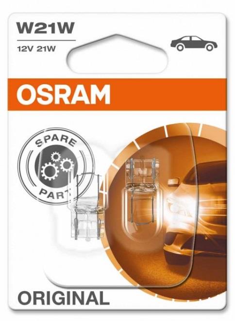 Лампа розжарювання W21W 12V 21W Osram 7505-02B