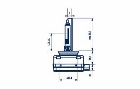 Лампа ксеноновая Narva D1R 85V 35W Narva 840113000