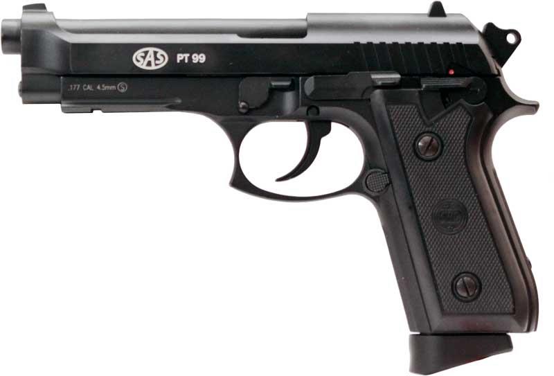 SAS (Sport Air Shooting) KMB-15AHNS Пістолет пневматичний SAS Beretta M92 PT99 (4.5мм) KMB15AHNS: Купити в Україні - Добра ціна на EXIST.UA!