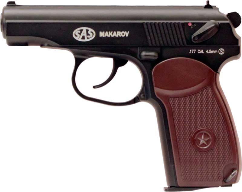 SAS (Sport Air Shooting) KM-44DHN Пістолет пневматичний SAS Макаров ПМ (4,5мм) KM44DHN: Приваблива ціна - Купити в Україні на EXIST.UA!