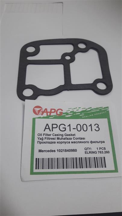 APG APG1-0013 Прокладка корпусу фільтра масляного APG10013: Купити в Україні - Добра ціна на EXIST.UA!