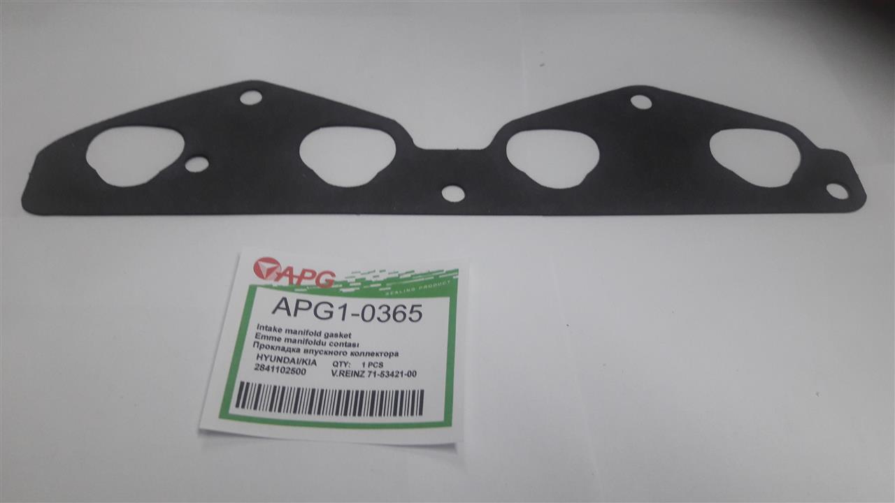 APG APG1-0365 Прокладка впускного колектора APG10365: Приваблива ціна - Купити в Україні на EXIST.UA!