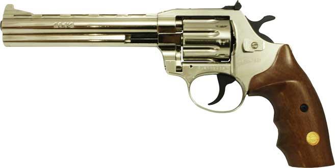 ALFA 144927/6 Револьвер Флобера Alfa 461, нікельований, 180 м/с, рукоятка - дерево 1449276: Приваблива ціна - Купити в Україні на EXIST.UA!