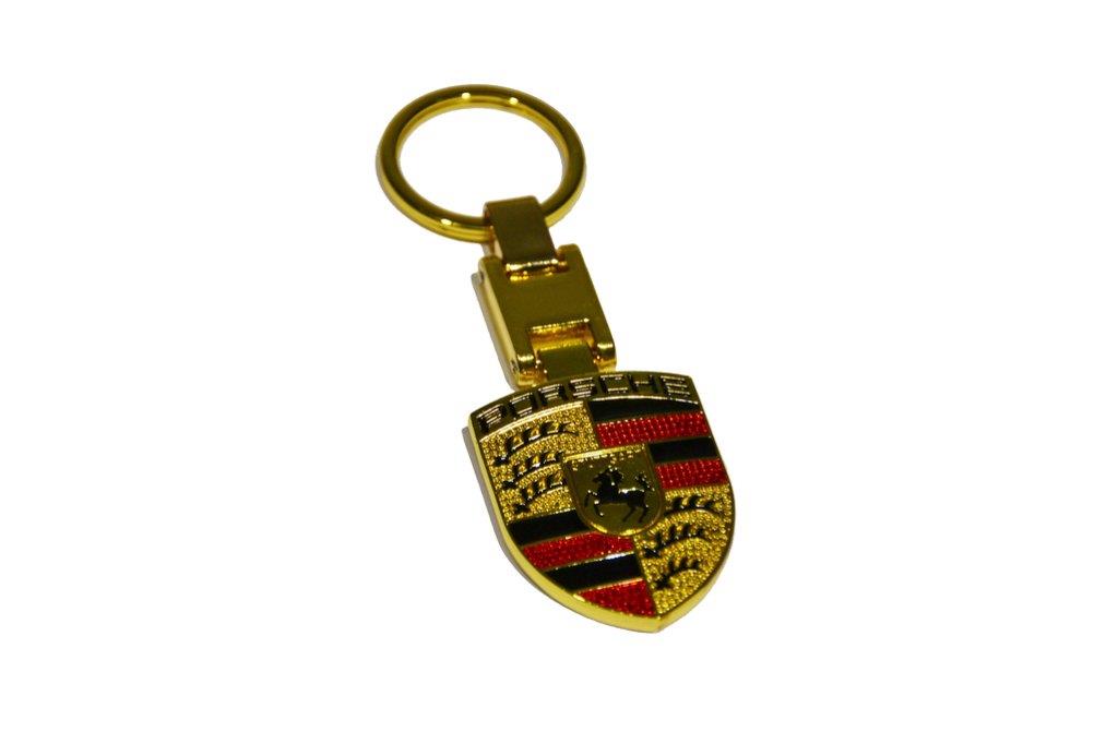 Брелок для ключів Porsche (Premium, золото) AVTM KCH00235