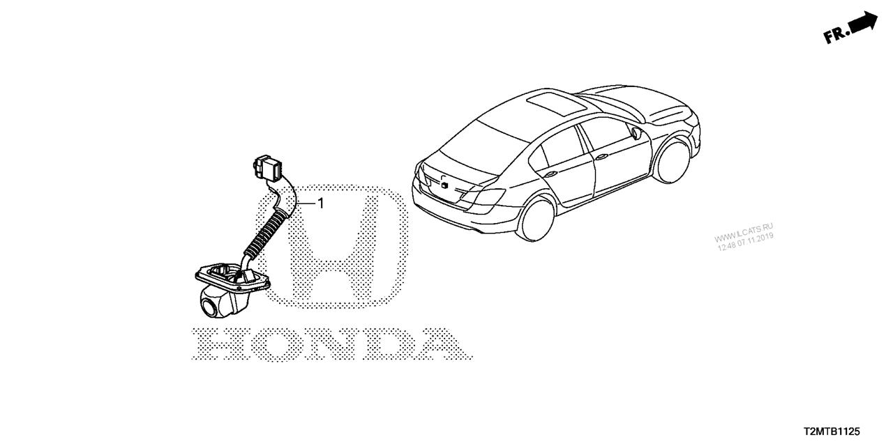 Honda 39530-T2A-U11 Камера заднього виду 39530T2AU11: Купити в Україні - Добра ціна на EXIST.UA!