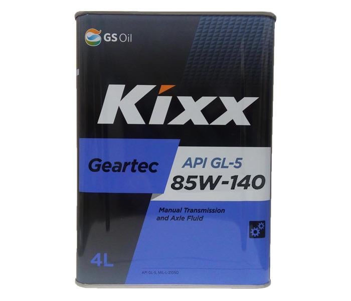 Kixx GS113071 Олива трансміссійна КІХХ GEARTEC GL-5 85W-140, 4 л GS113071: Купити в Україні - Добра ціна на EXIST.UA!