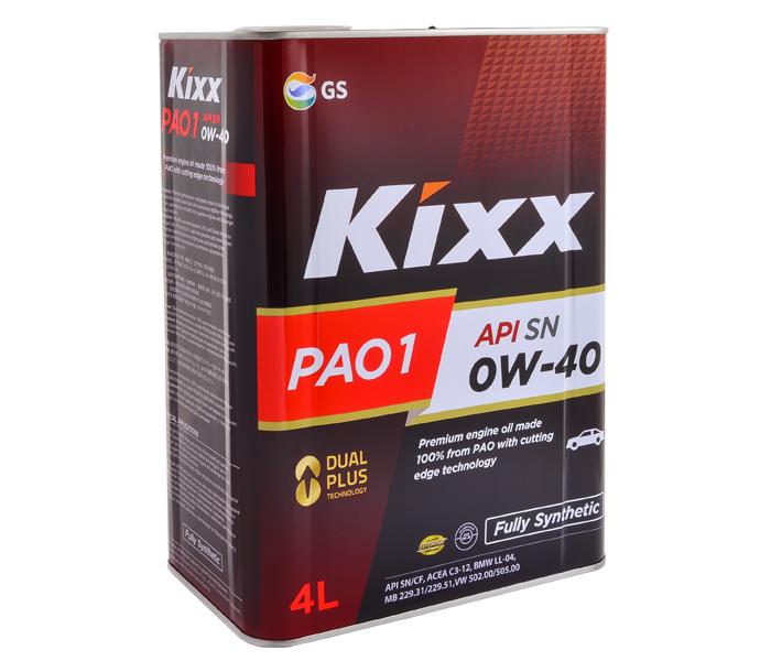 Kixx GS113096 Моторна олива Kixx PAO 1 0W-40, 4л GS113096: Приваблива ціна - Купити в Україні на EXIST.UA!