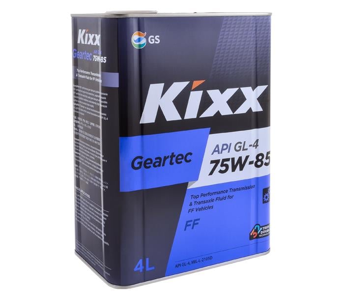 Kixx GS1131239 Олива трансміссійна КІХХ GEARTEC FF GL-4 75W-85, 4 л GS1131239: Приваблива ціна - Купити в Україні на EXIST.UA!