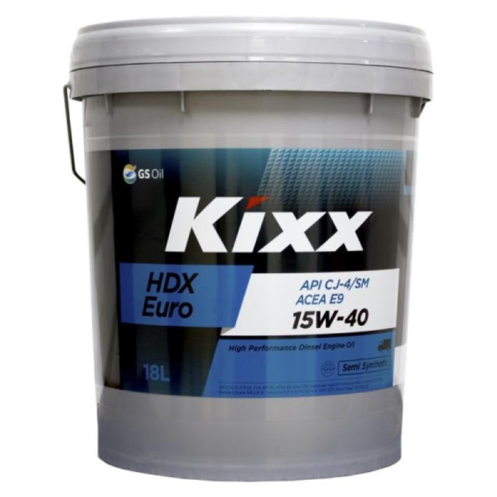 Kixx GS1171499 Моторна олива KIXX HDX Euro CJ-4/SM 15W-40, 18 л GS1171499: Купити в Україні - Добра ціна на EXIST.UA!