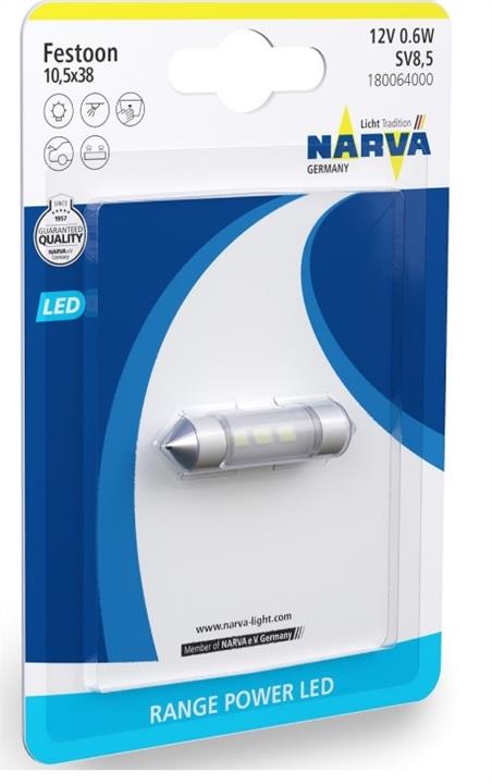 Narva 180064000 Лампа світлодіодна Narva Range Power LED Festoon 38 12V SV8,5 180064000: Купити в Україні - Добра ціна на EXIST.UA!