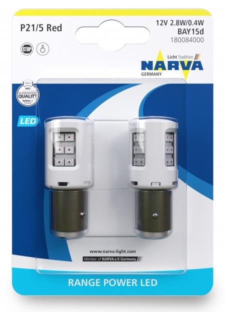 Narva 180084000 Лампа світлодіодна Narva Range Power LED P21/5W 12V BAY15d 180084000: Купити в Україні - Добра ціна на EXIST.UA!