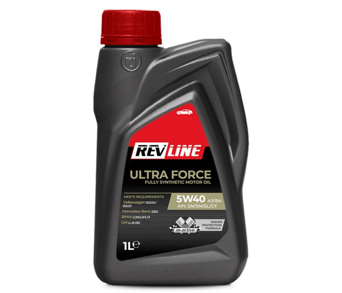 Revline RV1111572 Моторна олива Revline Ultra Force Synthetic 5W-40, 1л RV1111572: Купити в Україні - Добра ціна на EXIST.UA!